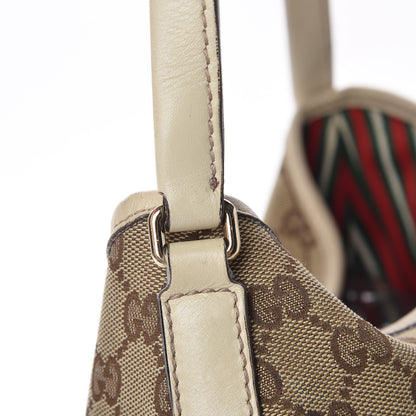 Gucci Monogram Medium New Britt Hobo Off White 16 of 17