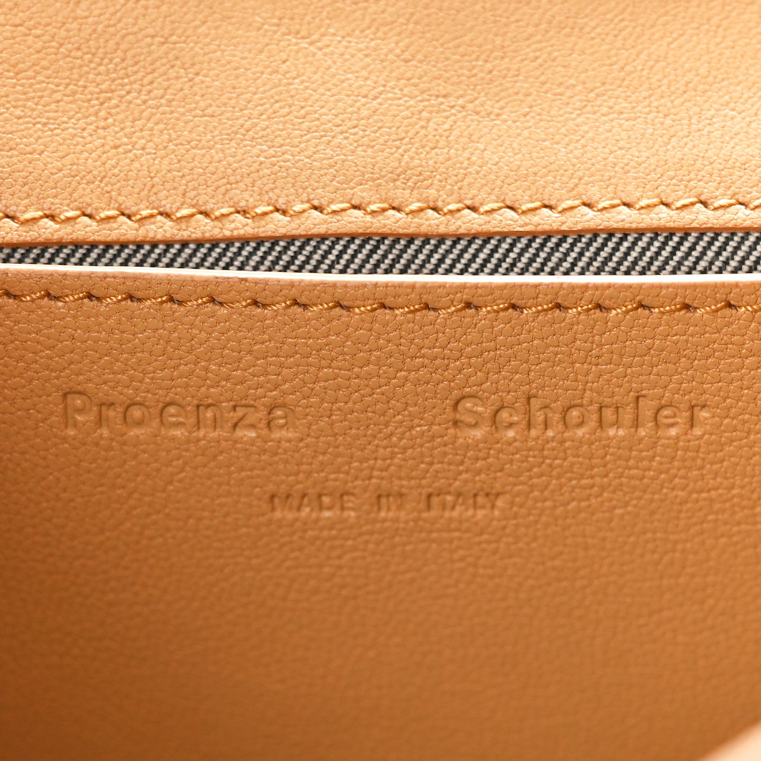 Proenza Schouler Lambskin Suede PS1 Mini Pouch Messenger Bag Tan 6 of 9