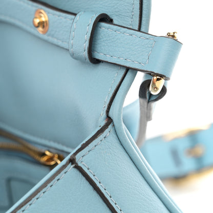 Gucci Roxy Calfskin Blondie Chain Shoulder Flap Bag Cloudy Blue 11 of 12