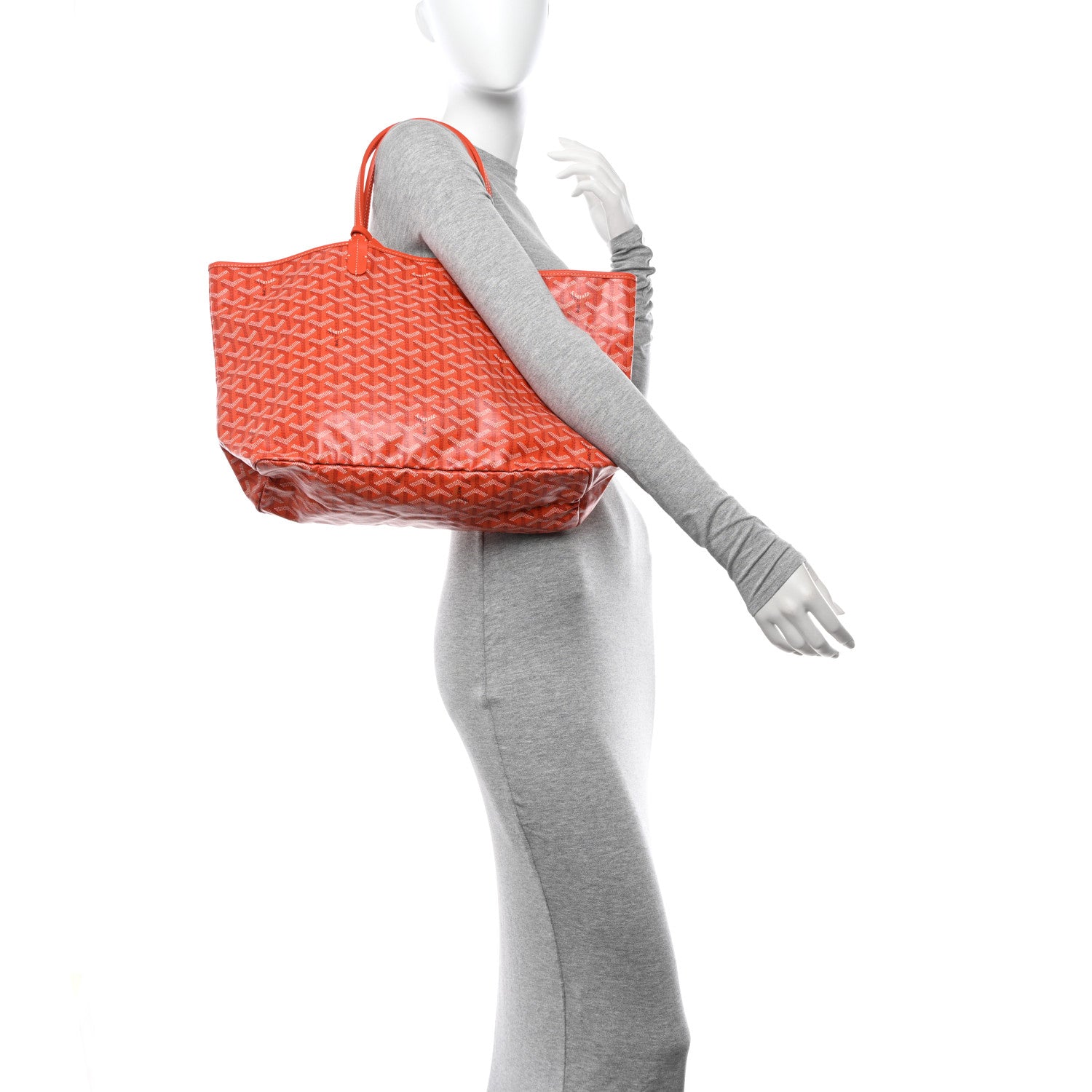 Goyard Goyardine Saint Louis PM Orange 2 of 10