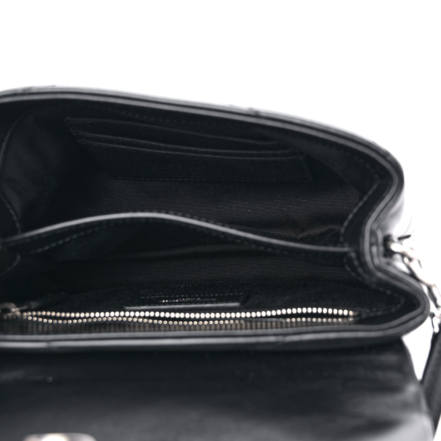 Saint Laurent Calfskin Y Quilted Monogram Toy Loulou Crossbody Bag Black 5 of 10