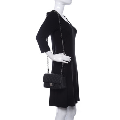 Chanel Caviar Quilted Mini Rectangular Flap Black 2 of 10