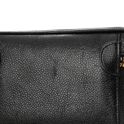 Chanel Caviar Vanity Cosmetic Case Black 13 of 13