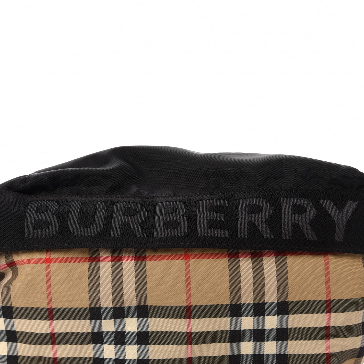 Burberry Nylon Vintage Check Sonny Bum Bag Archive Beige Black 9 of 9