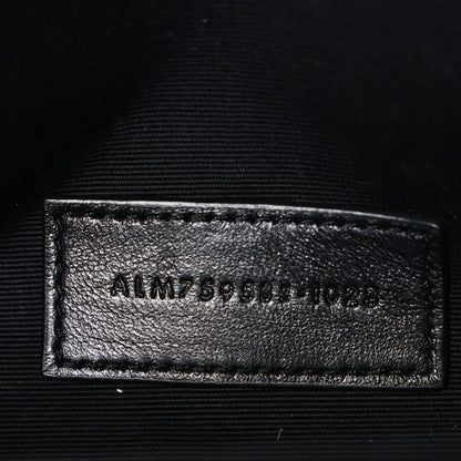Saint Laurent Lambskin Matelasse Chevron Monogram Cassandre Flap Pouch Dark Beige 7 of 7