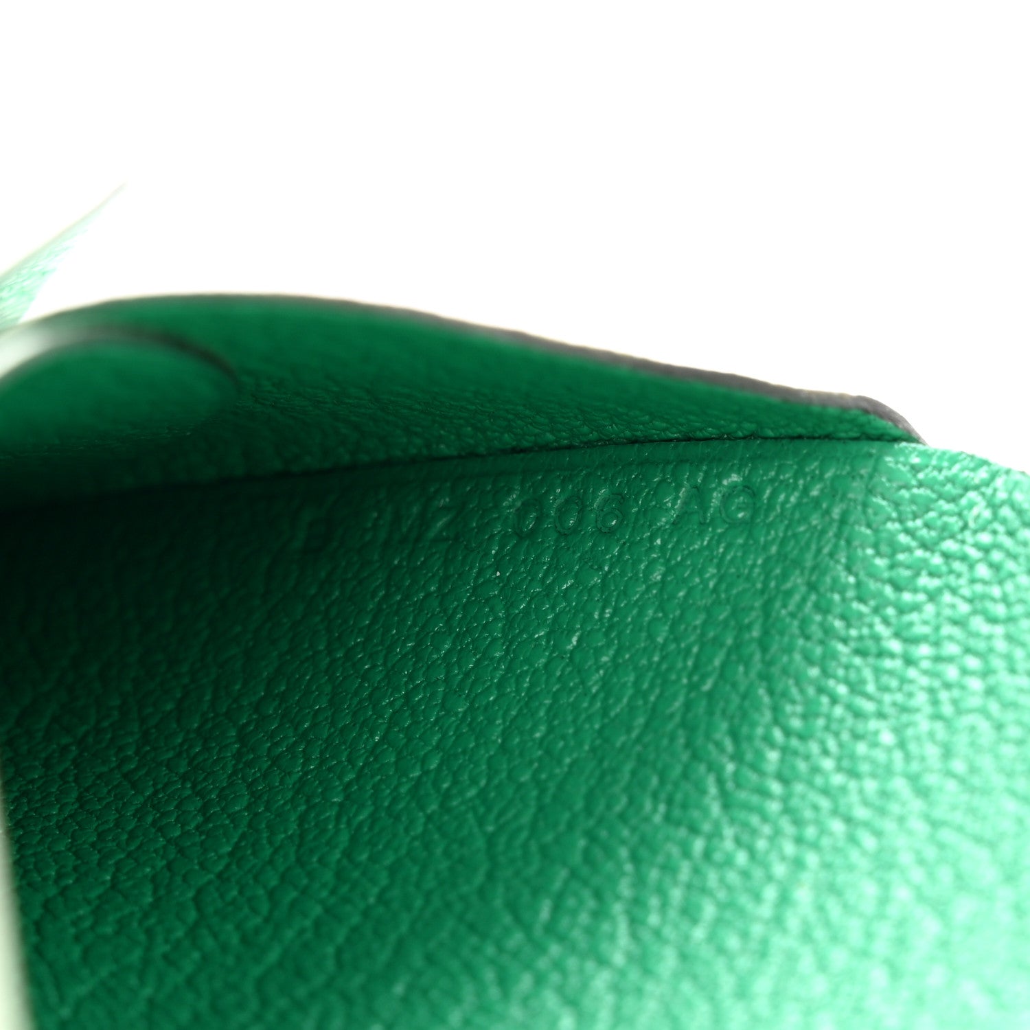 Hermes Chevre Mysore Verso Calvi Duo Card Case Vert Fizz Menthe 7 of 8