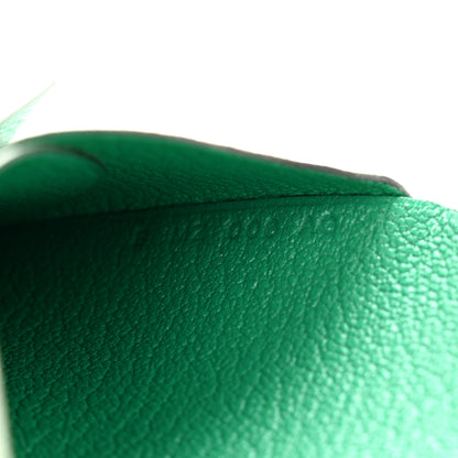 Hermes Chevre Mysore Verso Calvi Duo Card Case Vert Fizz Menthe 7 of 8