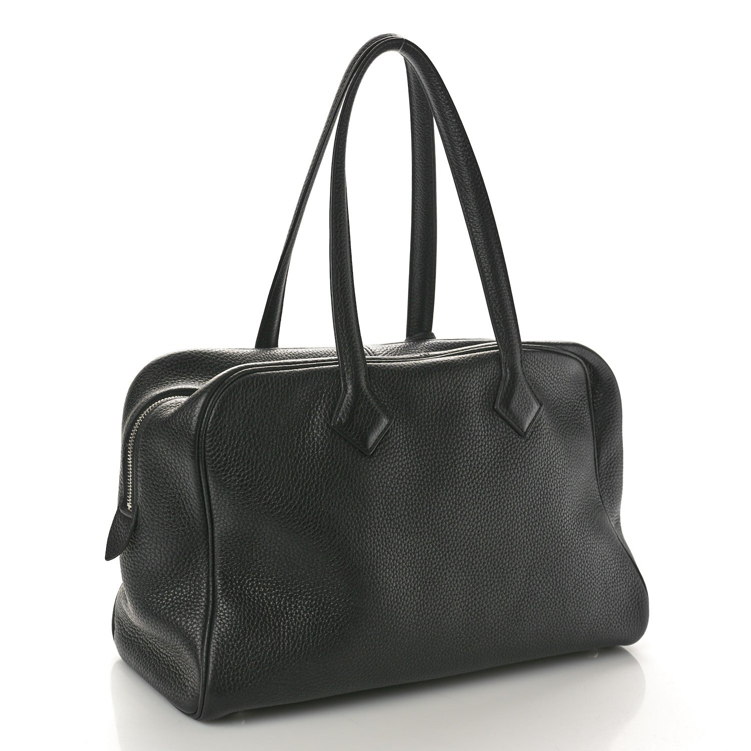 Hermes Taurillon Clemence Victoria II 35 Black 3 of 10