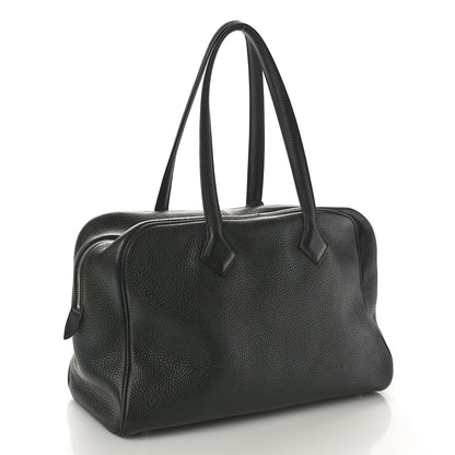 Hermes Taurillon Clemence Victoria II 35 Black 3 of 10
