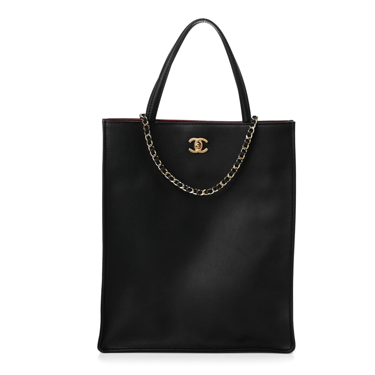 Chanel Calfskin Small Shopping Bag Black 1 of 10