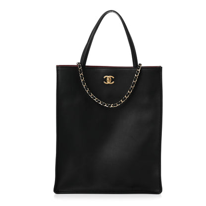 Chanel Calfskin Small Shopping Bag Black 1 of 10