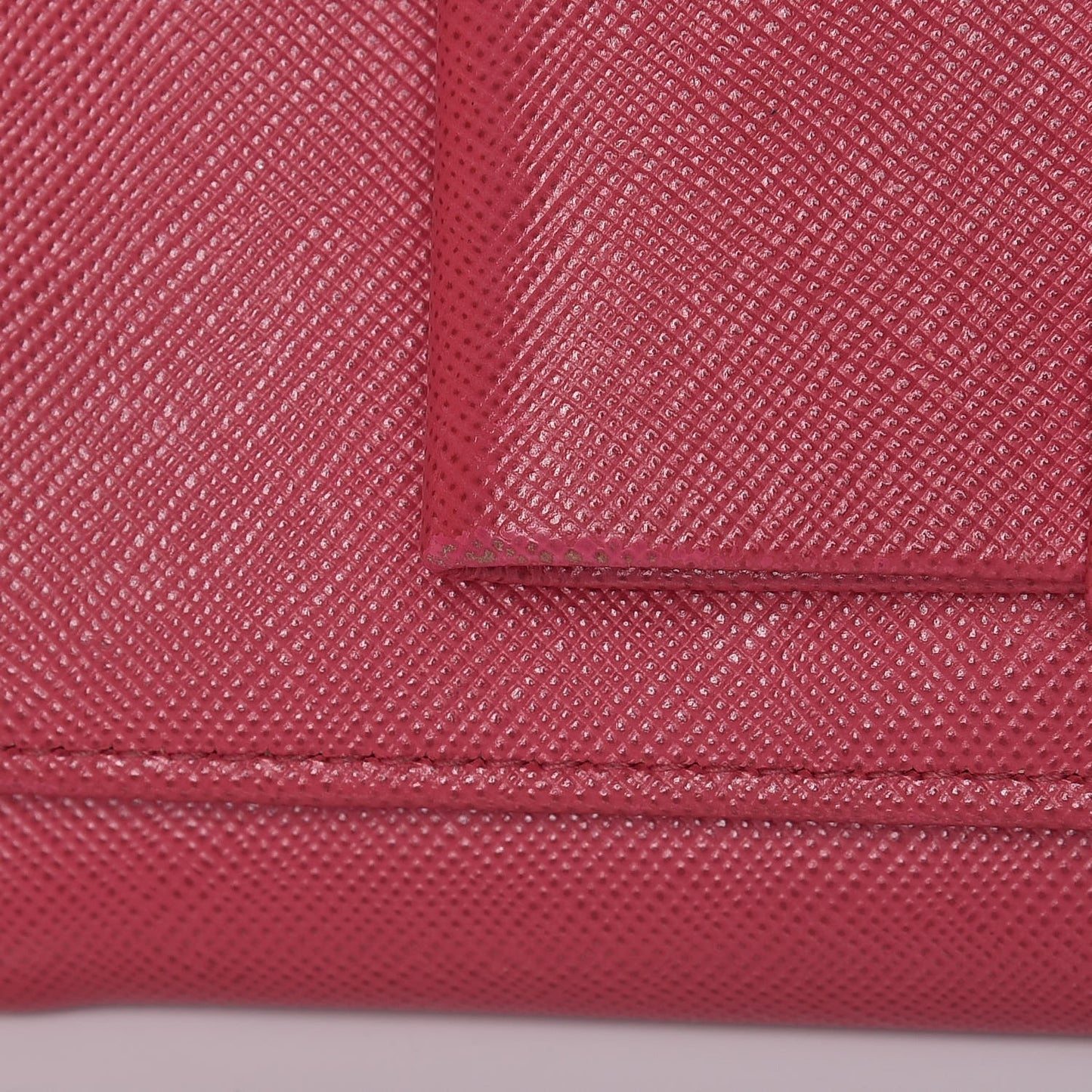 Saffiano Bow Continental Wallet Peonia
