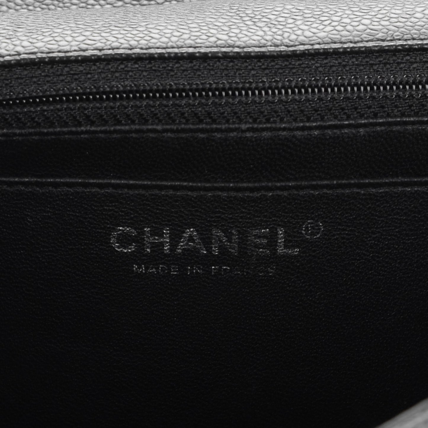 Caviar Quilted Jumbo Single Flap Black