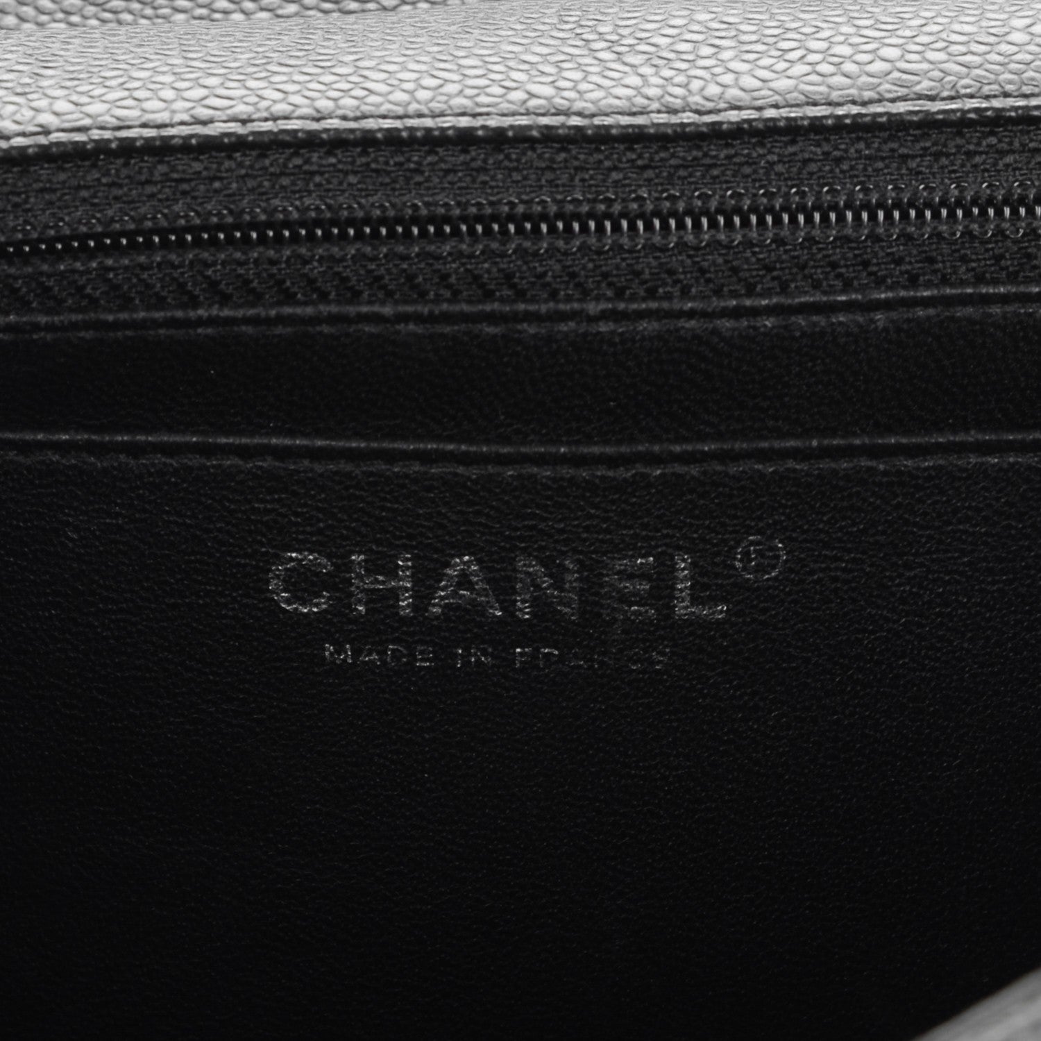 Chanel Caviar Quilted Jumbo Single Flap Black 6 of 7