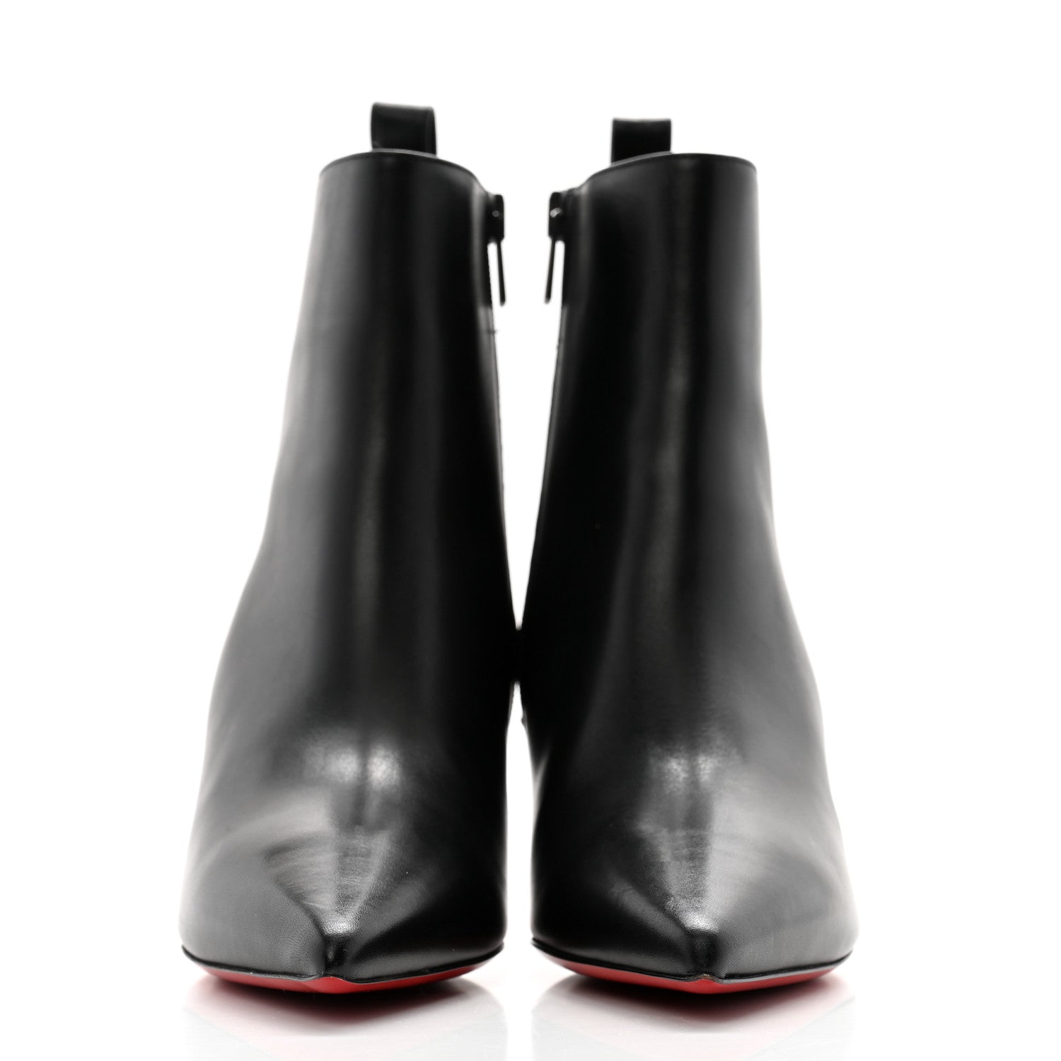 Christian Louboutin Calfskin Galvafiori Epic Ankle Boots 37.5 Black 2 of 8