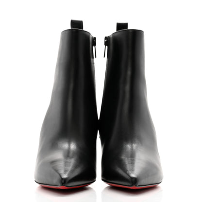Christian Louboutin Calfskin Galvafiori Epic Ankle Boots 37.5 Black 2 of 8