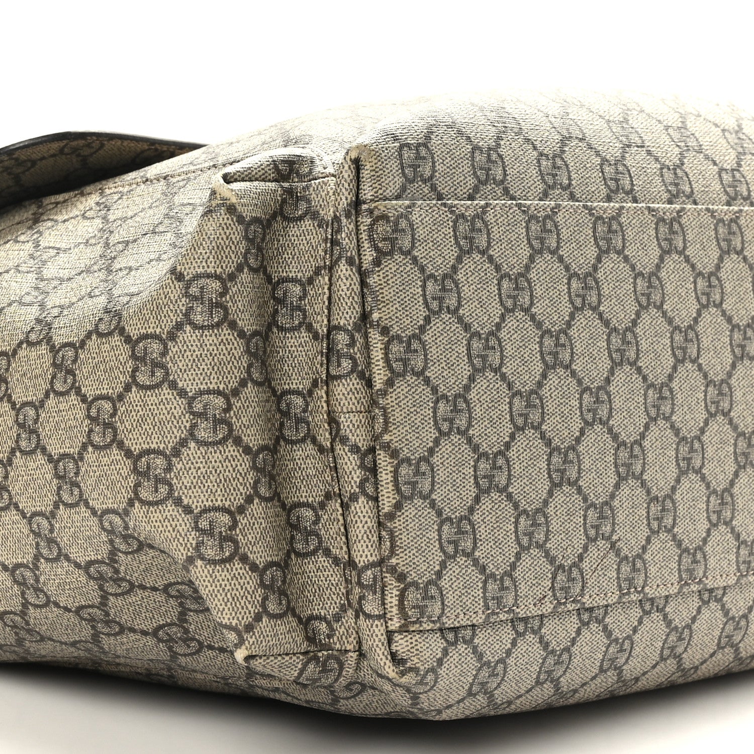 Gucci GG Plus Monogram Messenger Diaper Bag Dark Brown 8 of 9