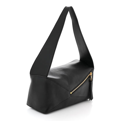 Loewe Calfskin Puzzle Hobo Black 3 of 9