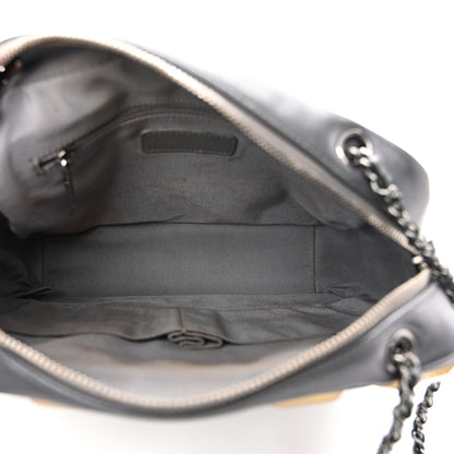 Chanel Metallic Lambskin Plexiglass Evening Art Camera Case Silver 5 of 17