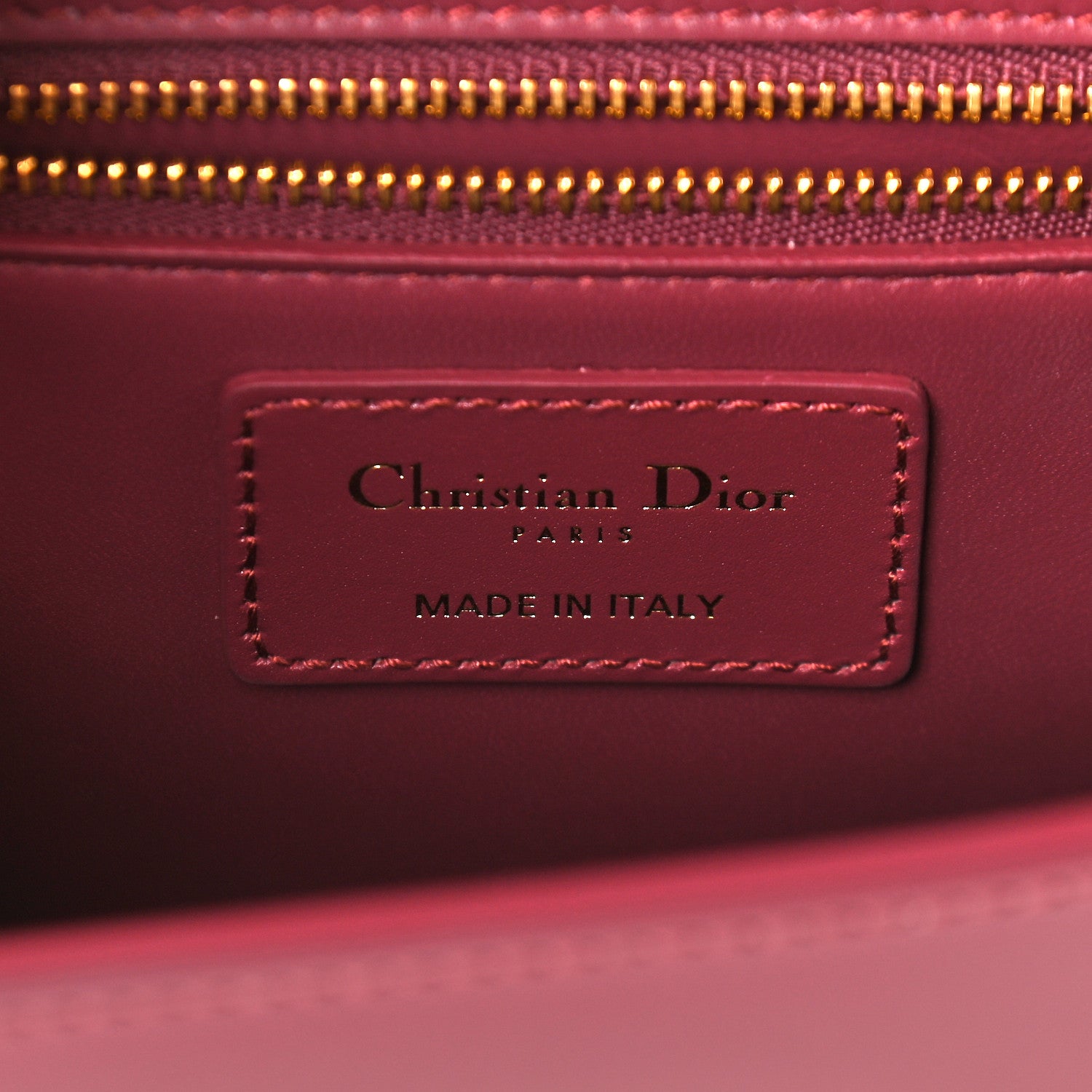 Christian Dior Smooth Calfskin 30 Montaigne Flap Bag Fuchsia 8 of 8