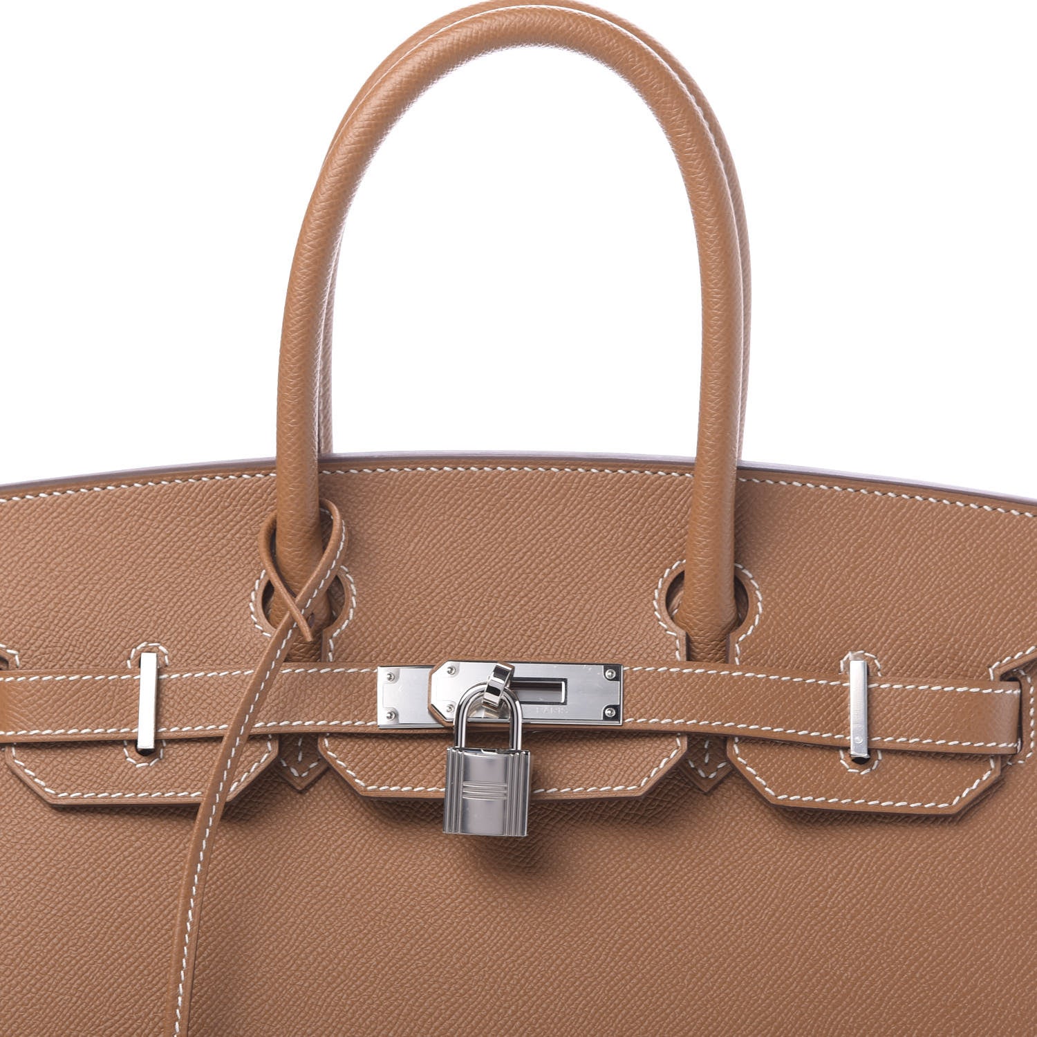 Hermes Madame Calfskin Birkin Sellier 30 Gold 8 of 11