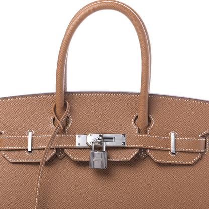 Hermes Madame Calfskin Birkin Sellier 30 Gold 8 of 11