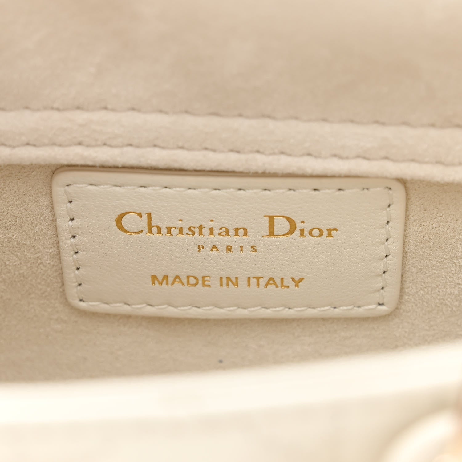 Christian Dior Lambskin Cannage Micro Lady D-Joy Latte 6 of 10