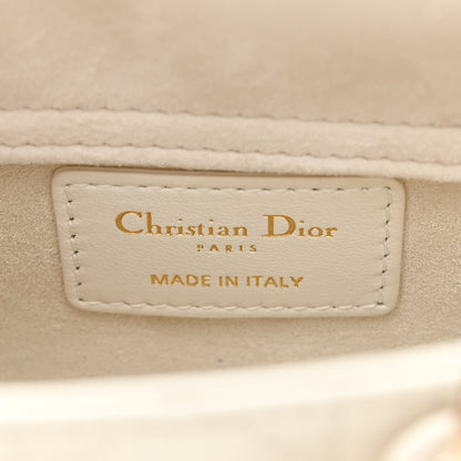 Christian Dior Lambskin Cannage Micro Lady D-Joy Latte 6 of 10