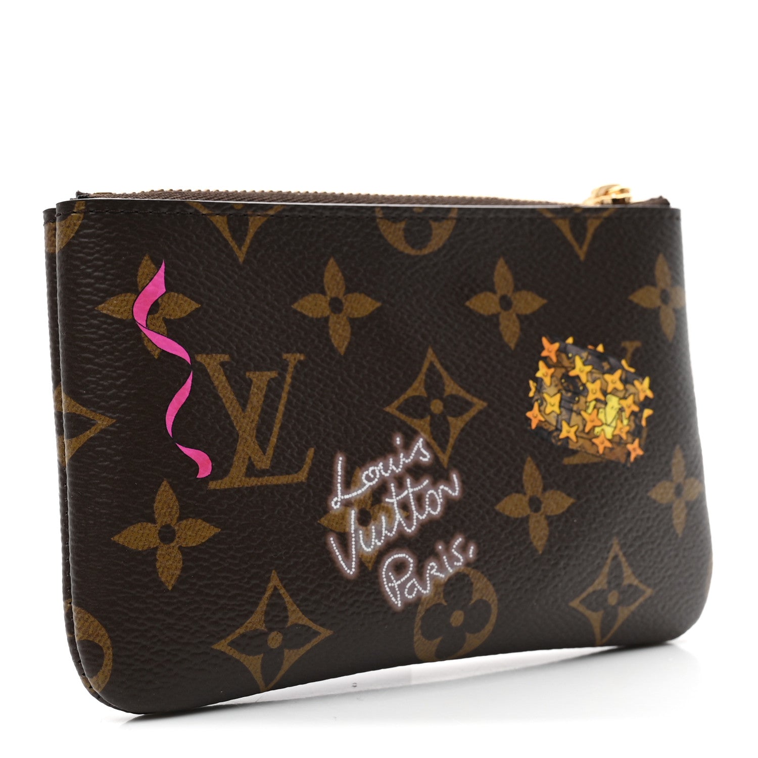 Louis Vuitton Monogram 2025 Vivienne Winter Holiday Key Pouch S