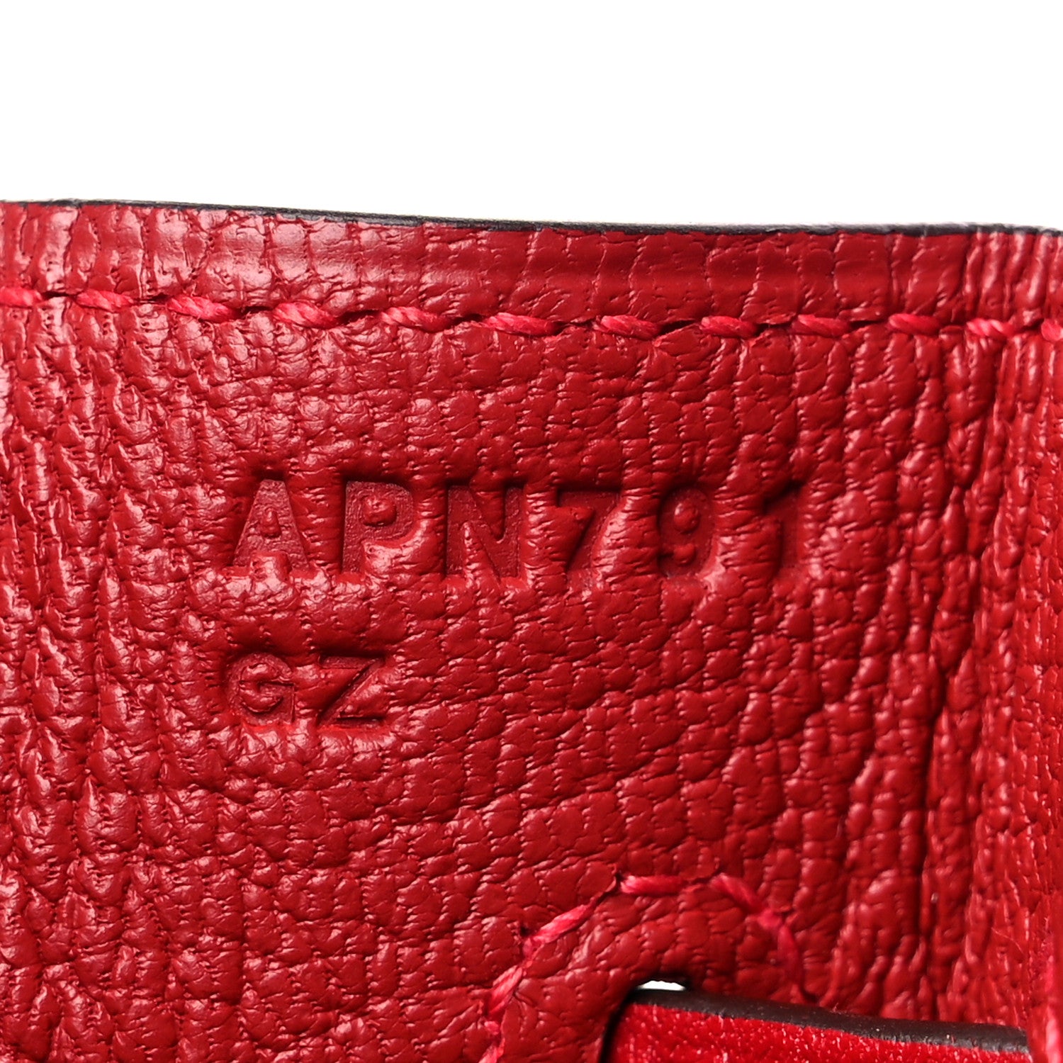 Hermes Tadelakt Kelly Sellier 35 Rouge Vif 7 of 9