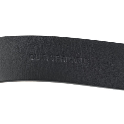 Chanel Calfskin Crystal CC Chain Belt 85 34 Black 5 of 7