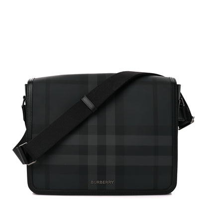 Burberry London Check Alfred Messenger Charcoal 1 of 11