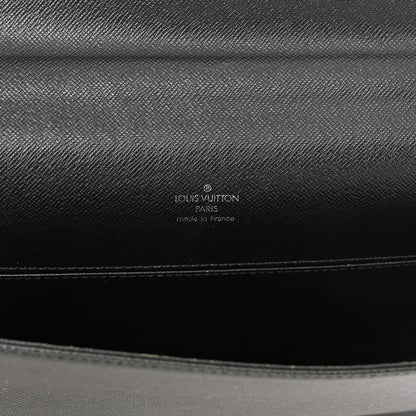 Louis Vuitton Taiga Angara Briefcase Black 6 of 12