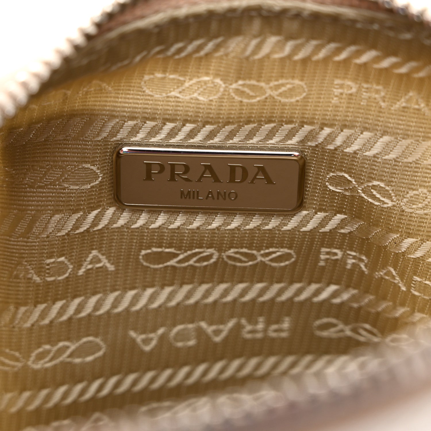 Prada Nylon Re-Edition 2005 Shoulder Bag White 6 of 11