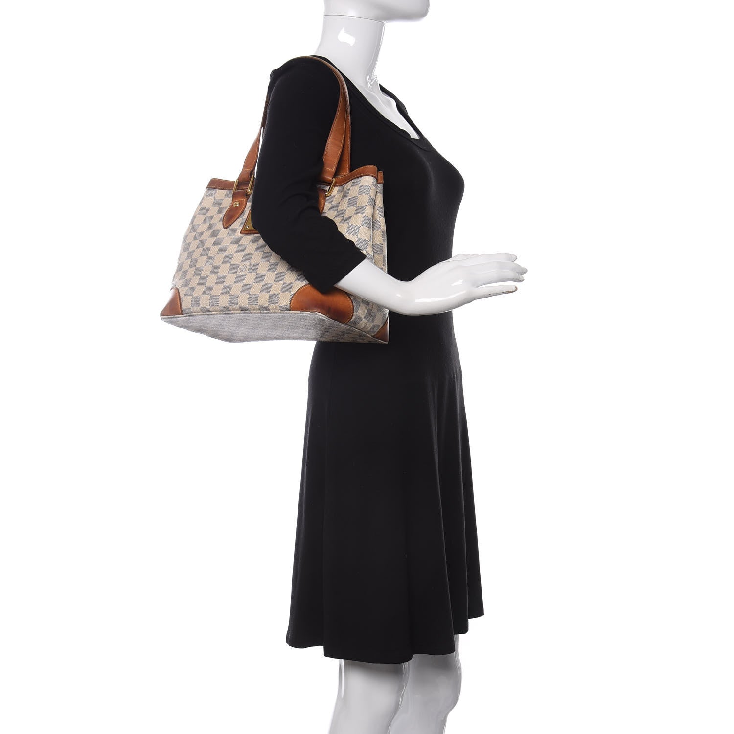 Louis Vuitton Damier Azur Hampstead PM 2 of 19