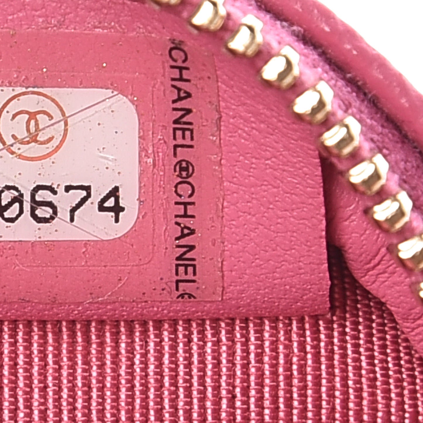 Caviar Quilted Zip Around Classic Coin Purse Pink