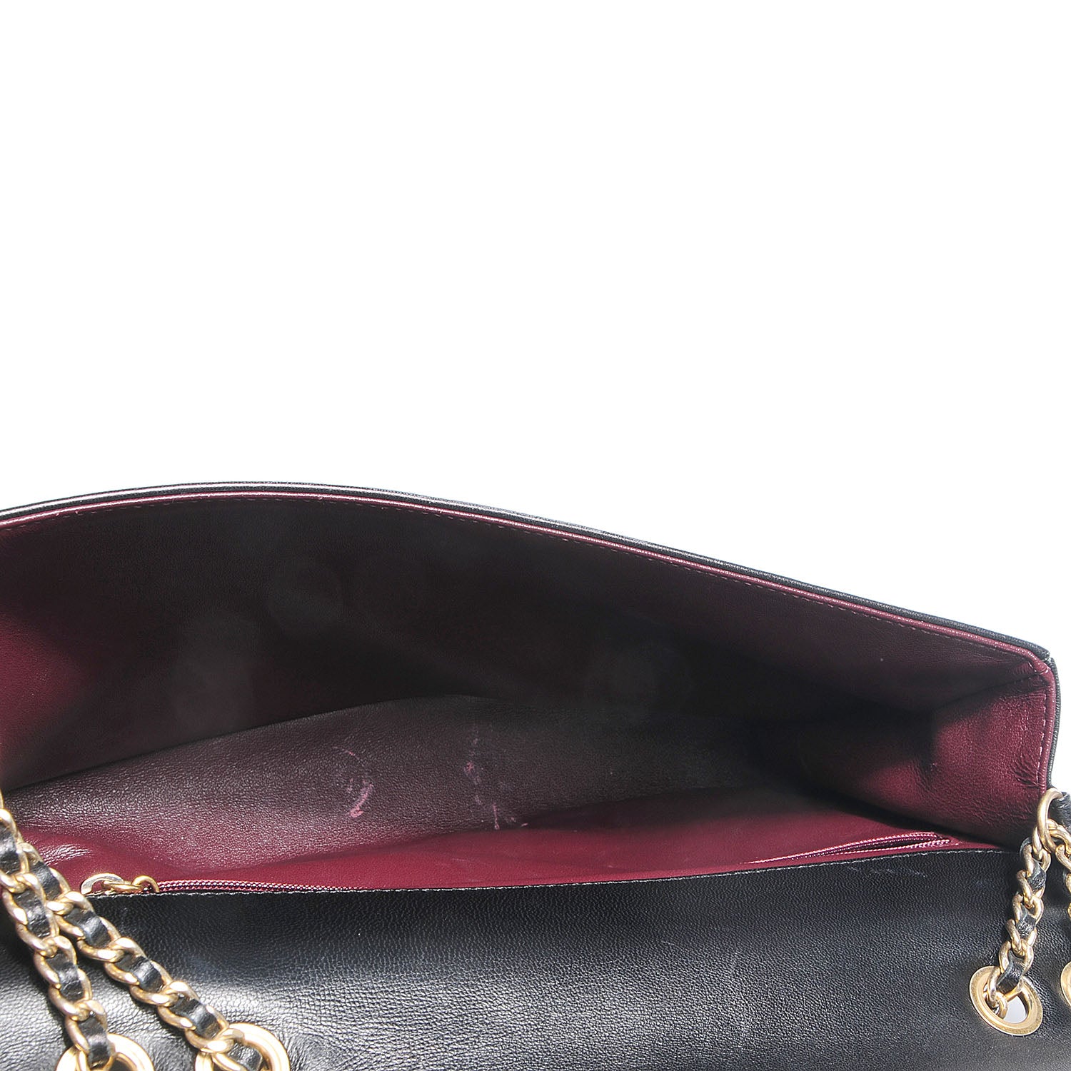 Chanel Lambskin Diamond CC Flap Black 7 of 7