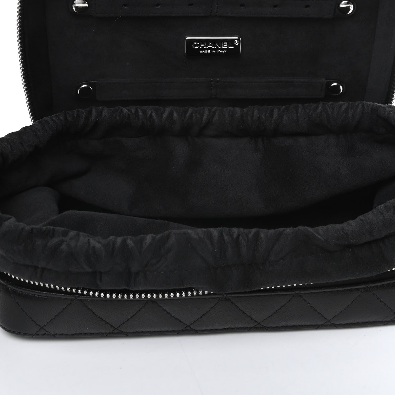 Chanel Lambskin Quilted Jewelry Case Black 5 of 7