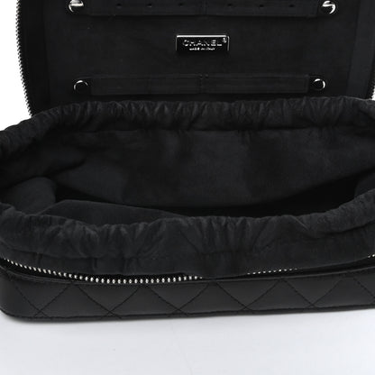 Chanel Lambskin Quilted Jewelry Case Black 5 of 7