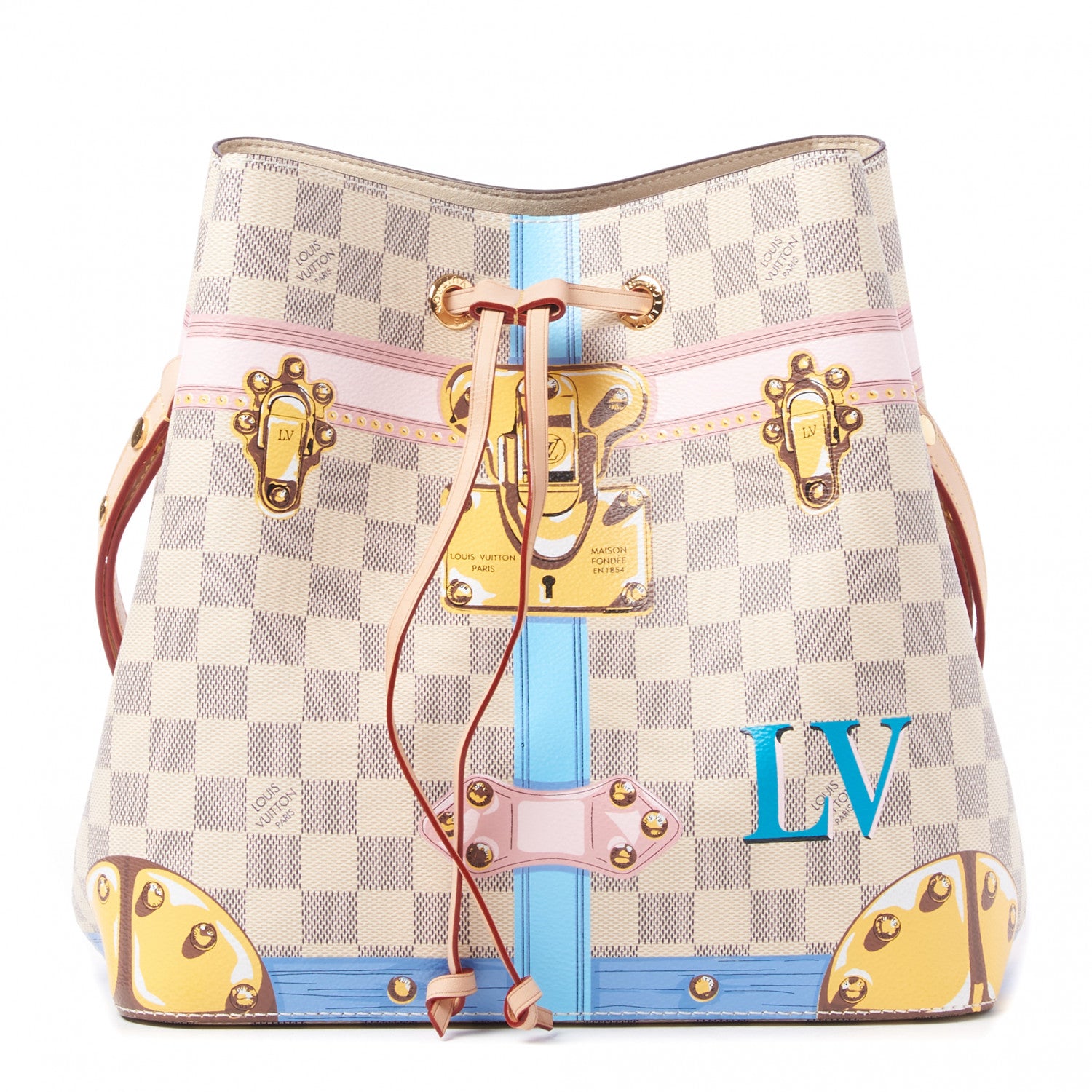 Louis Vuitton Damier Azur Summer Trunks Neonoe 1 of 8