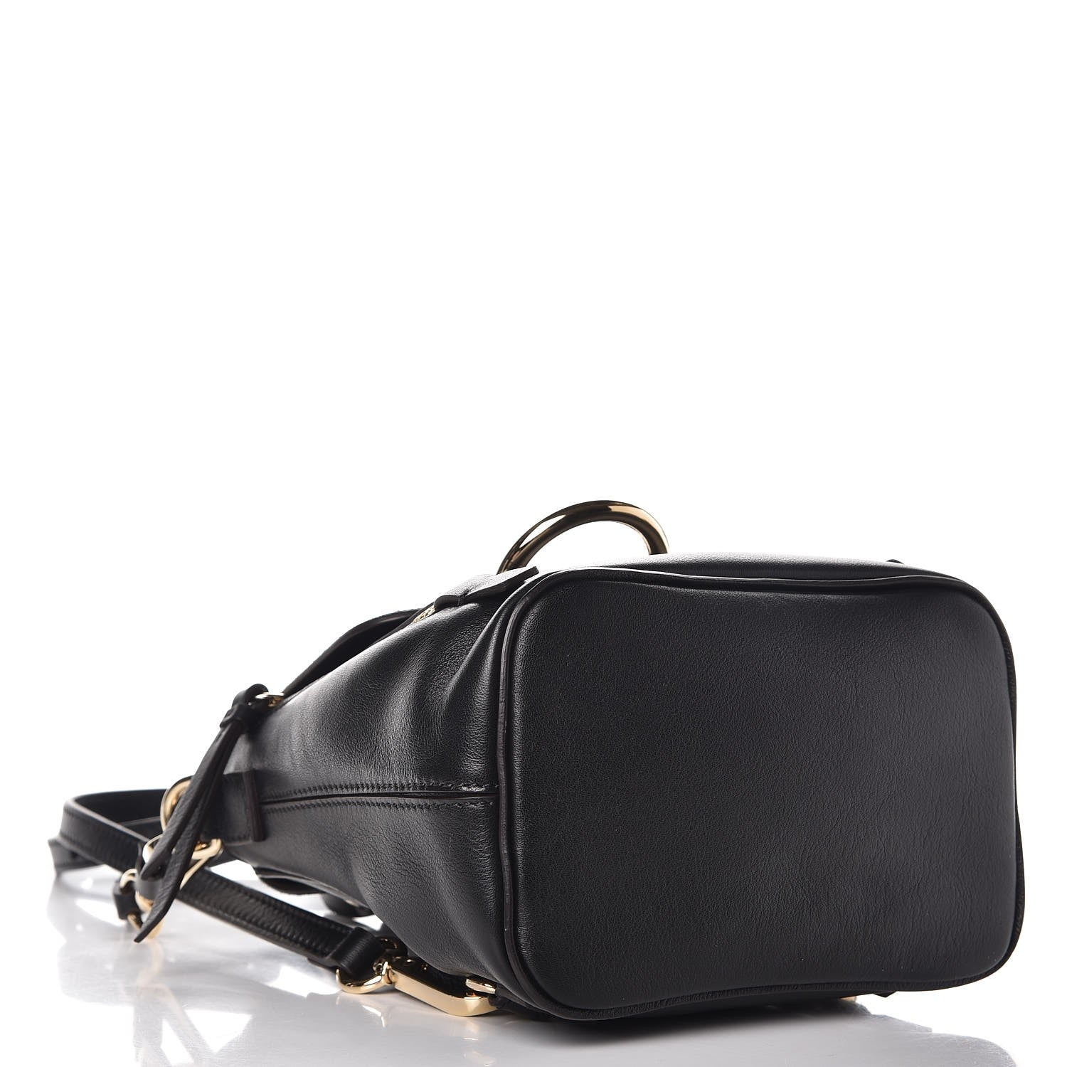 Chloe Suede Calfskin Mini Faye Backpack Black 4 of 7