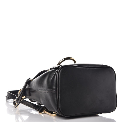 Chloe Suede Calfskin Mini Faye Backpack Black 4 of 7