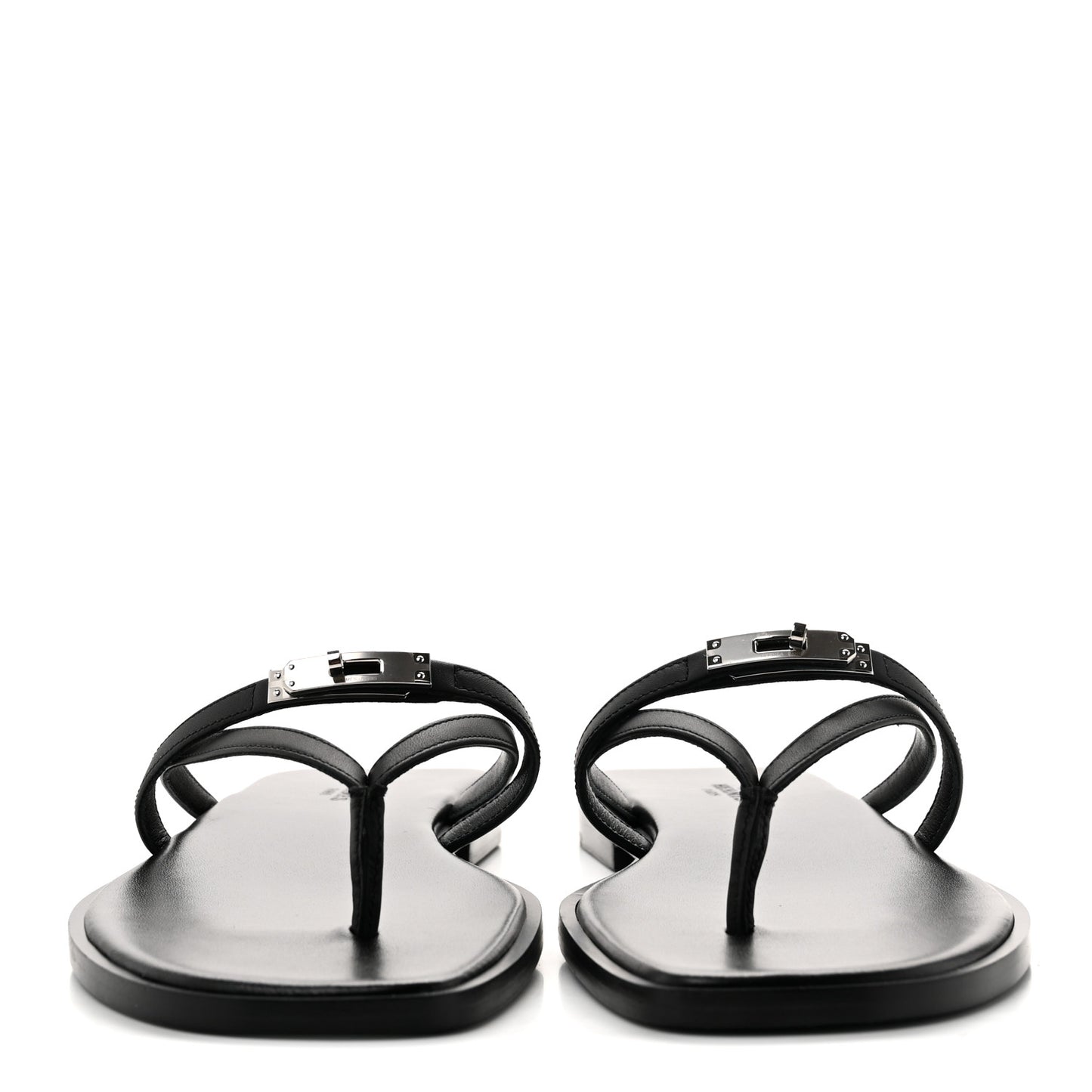 Calfskin Miss Sandals 39 Black