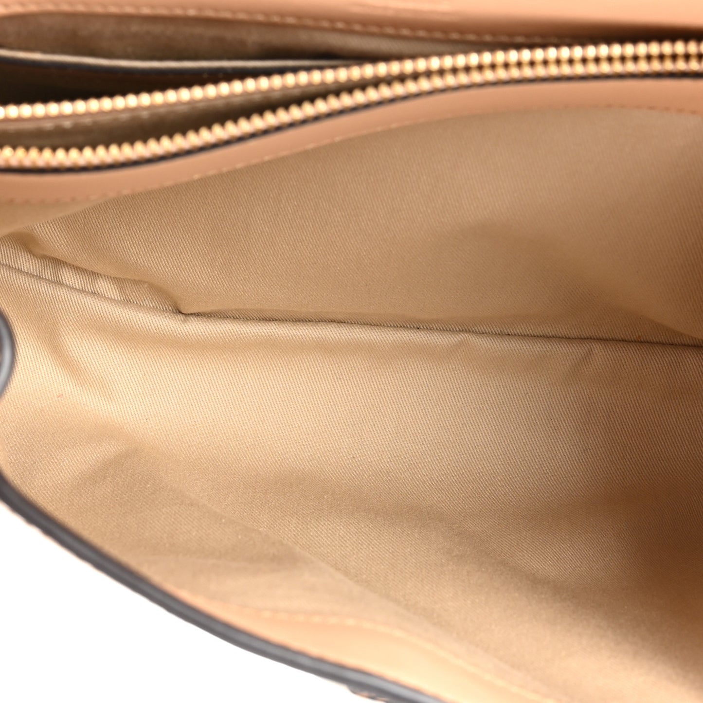 Calfskin Crocodile Embossed Small Faye Day Shoulder Bag Beige