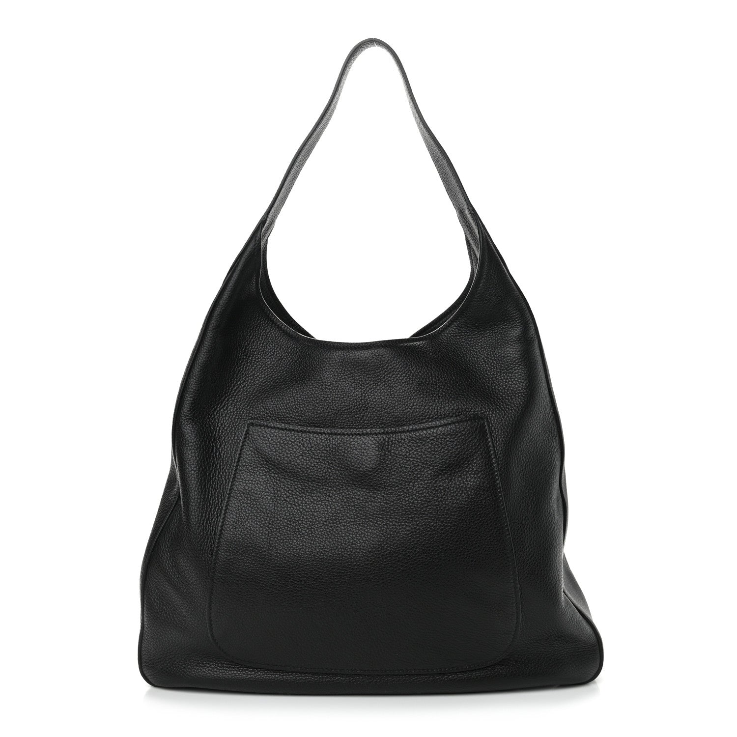 Prada Vitello Daino Medium Pocket Hobo Bag Black 1 of 10