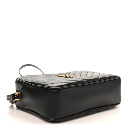 Saint Laurent Calfskin Matelasse Monogram Lou Camera Bag Black 4 of 10