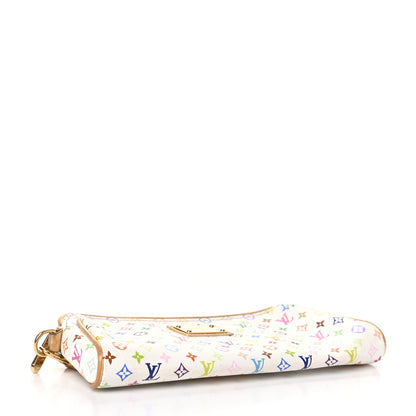 Louis Vuitton Monogram Multicolor Kate Clutch White 4 of 9