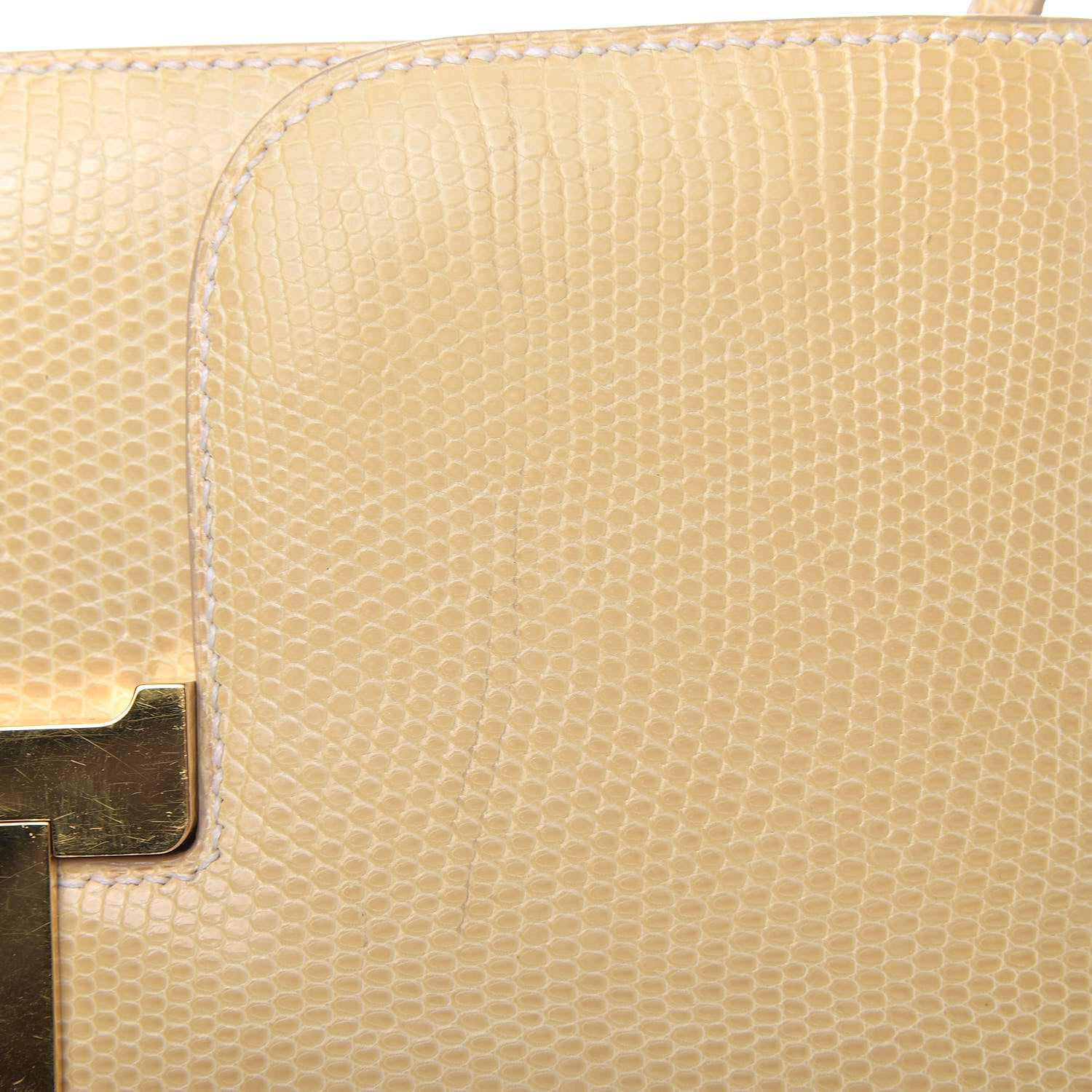 Hermes Lizard Constance 18 Blanc Casse 19 of 20