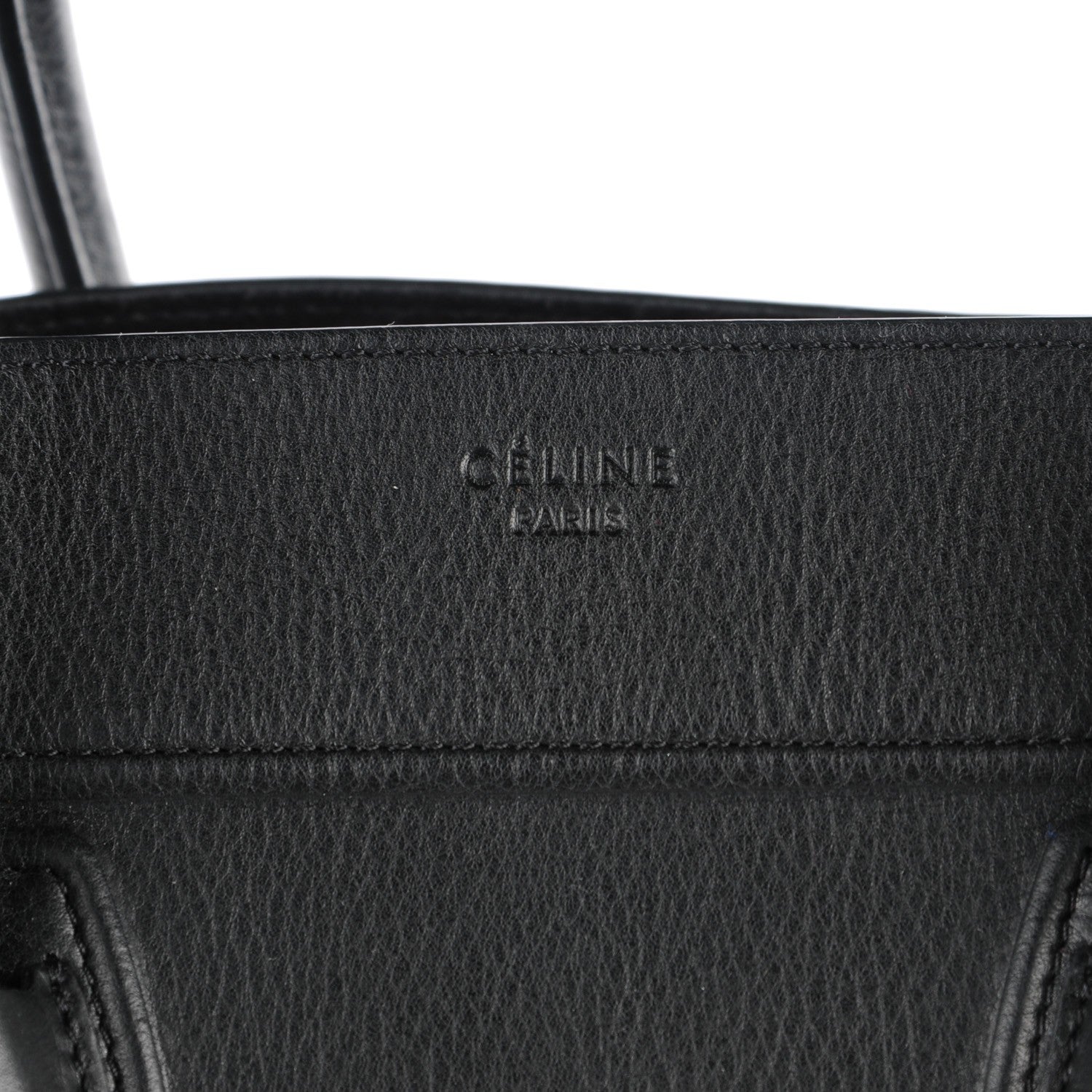Celine Supple Calfskin Medium Phantom Luggage Black 8 of 9