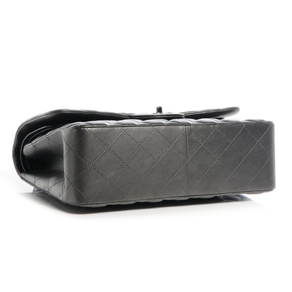 Chanel Lambskin Quilted Jumbo Double Flap Metallic Grey 4 of 8